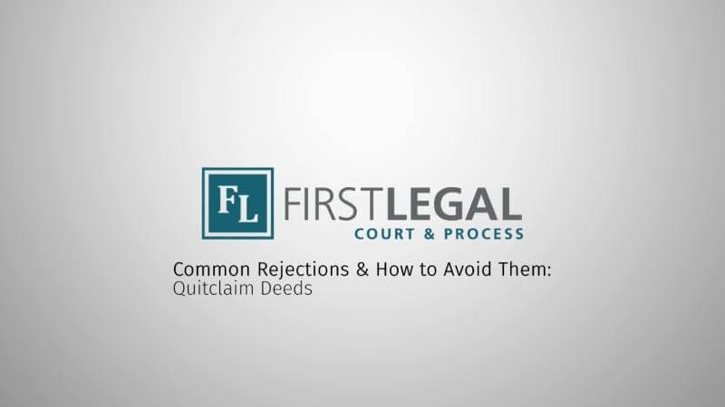 Court & Process - how to avoid common rejections